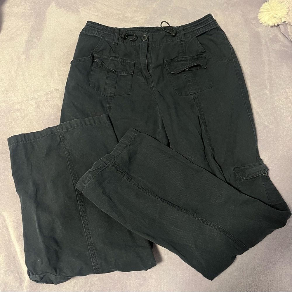 Brandy Melville Navy Blue Kim Cargo Pants